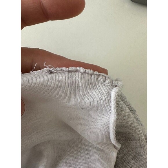 Vintage NBA Chicago Bulls Single Stitch Logo Shirt 1991 White Gray Men's Small - Picture 11 of 12